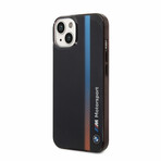 Motorsport Collection // IML iPhone Case // Printed Tricolor Fading Stripe (iPhone 14)