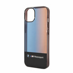 Motorsport Collection // IML iPhone Case // Printed Middle Tricolor Fading Stripe (iPhone 14)