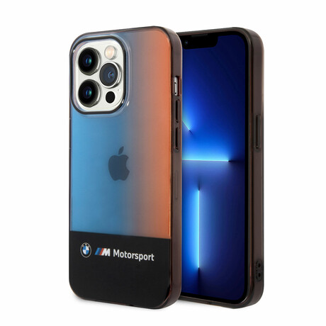 Motorsport Collection // IML iPhone Case // Printed Middle Tricolor Fading Stripe (iPhone 14)