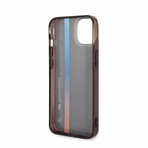 Motorsport Collection // IML iPhone Case // Printed Tricolor Fading Stripe (iPhone 14)