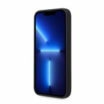 M Collection // Silicone Case // Tricolor Printed + Logo (iPhone 14)