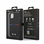 M Collection // Silicone Case // Printed UV Varnish Pattern + Tricolor Line + Logo (iPhone 14)