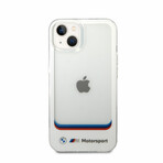 Motorsport Collection // IML iPhone Case // Big Square Transparent Area + Printed Bottom Logo (iPhone 14)