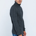 Jax Turtleneck Pullover // Granit (S)