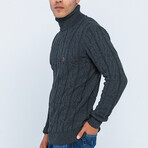 Jax Turtleneck Pullover // Granit (S)