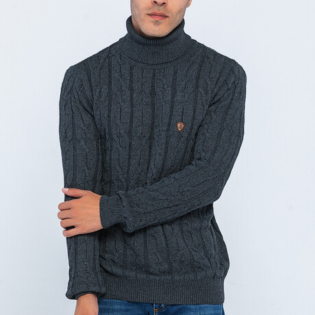 Jax Turtleneck Pullover // Granit (S)