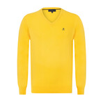 Erky V-Neck Pullover // Yellow (XL)