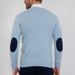 Appel V-Neck Pullover // Blue (S)
