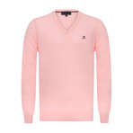 Erky V-Neck Pullover // Pink (XL)