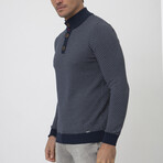 Tim Button Collar Pullover // Navy (XL)
