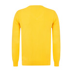 Erky V-Neck Pullover // Yellow (L)