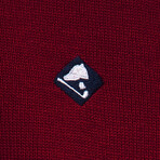 Appel V-Neck Pullover // Red (S)