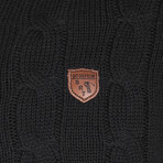 Vedo Quarter Zip Pullover // Black (3XL)