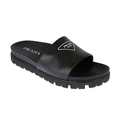 Prada // Black Sandal // Men's Size 9.5