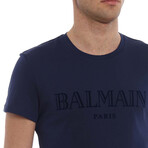 Balmain // Blue T-Shirt // Men's X-Large