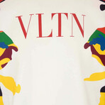 Valentino // Bianco Camou7 3 Sweatshirt // Men's Medium