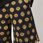 Versace Jeans Couture Shorts // Black + Gold Short // Men's Large