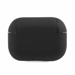 Leather Signature Collection // Airpods Case // Metal Logo // Black (Airpods 1/2)