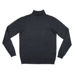 Turtle Neck Sweater // Charcoal (XL)