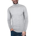 Turtle Neck Sweater // Light Gray (S)