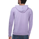 Premium Knit Hooded Sweater // Lilac (M)