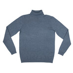 Turtle Neck Sweater // Heather Slate (S)