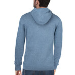Premium Knit Hooded Sweater // Heather Slate (S)