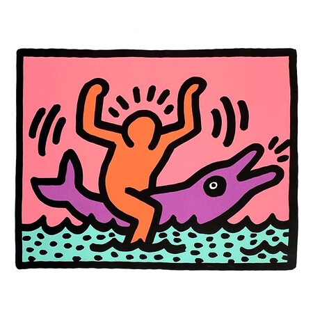 Keith Haring  // Pop Shop V (B)  // 1989
