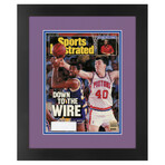 Magic Johnson + Bill Laimbeer // Matted + Framed Sports Illustrated Magazine // June 27, 1988 Issue