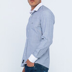 Jonas Long Sleeve Button Up // Navy (S)