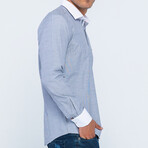 Jonas Long Sleeve Button Up // Navy (S)