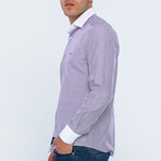 Mason Long Sleeve Button Up // Purple (S)