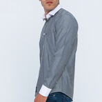 Austin Long Sleeve Button Up // Black (S)