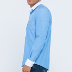 Blake Long Sleeve Button Up // Blue (S)