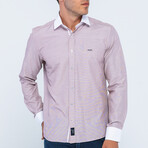 Samuel Long Sleeve Button Up // Bordeaux (S)