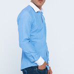 Blake Long Sleeve Button Up // Blue (S)