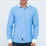 Blake Long Sleeve Button Up // Blue (S)