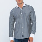 Austin Long Sleeve Button Up // Black (S)