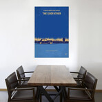 The Godfather Minimal Movie Poster by Chungkong (18"H x 12"W x 1.5"D)