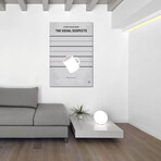The Usual Suspects Minimal Movie Poster by Chungkong (18"H x 12"W x 1.5"D)