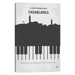 Casablanca Minimal Movie Poster by Chungkong (18"H x 12"W x 1.5"D)