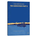 The Godfather: Part II Minimal Movie Poster by Chungkong (18"H x 12"W x 1.5"D)