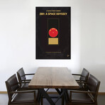 2001: A Space Odyssey Minimal Movie Poster by Chungkong (18"H x 12"W x 1.5"D)
