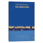 The Godfather Minimal Movie Poster by Chungkong (18"H x 12"W x 1.5"D)