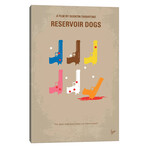 Reservoir Dogs Minimal Movie Poster by Chungkong (18"H x 12"W x 1.5"D)