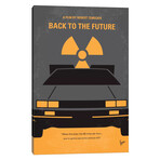 Back To The Future Minimal Movie Poster by Chungkong (18"H x 12"W x 1.5"D)