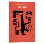 Die Hard Minimal Movie Poster by Chungkong (18"H x 12"W x 1.5"D)