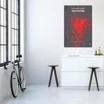 Pulp Fiction Minimal Movie Poster by Chungkong (18"H x 12"W x 1.5"D)