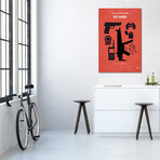 Die Hard Minimal Movie Poster by Chungkong (18"H x 12"W x 1.5"D)