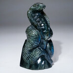 Genuine Polished Hand Carved Labradorite Snake V.1